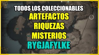 Coleccionables Rygjafylke Artefactos Riquezas y Misterios  Assassins Creed Valhalla [upl. by Eldwen]