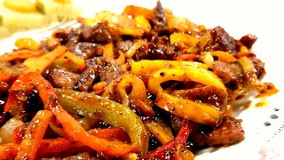 EASY SZECHUAN BEEF RECIPEHOW TO COOK SZECHUAN BEEFসহজে চাইনিজ বীফ সিচুয়ান রেসিপিCOOKING FOOKING [upl. by Ellehcear]