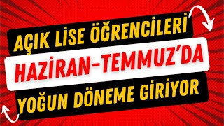 Açık Lise 2024 Sınav Takvimi [upl. by Ornie]