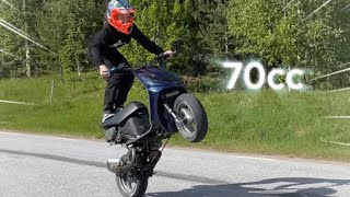 Vivacity 70cc stunt 2023 [upl. by Spearman]