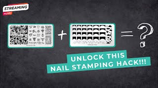 😲 DOUBLE STAMPING  DIY Nail Stamping Game Changer 😍  Maniology LIVE [upl. by Allegra]