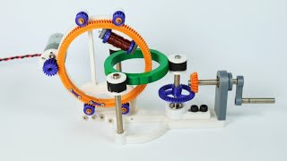 Diy Gear Based Toroid Coil Winding Machine at Home [upl. by Olympium]