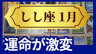 しし座♌2024年1月運勢 運命激変！困難は終わり煌めく自分になっていく グランタブローリーディング （仕事運 恋愛運 金運 時期読み）未来が見えるルノルマンカード タロット＆オラクルカード [upl. by Noryk]