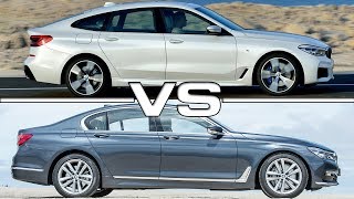 2018 BMW 6 Series GT vs 2017 BMW 7 Series  Visual [upl. by Enilrae]