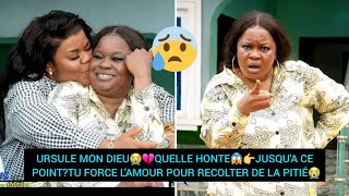 URSULE MON DIEU😭💔QUELLE HONTE😱👉TU JUSQUA CE POINTTU FORCE LAMOUR POUR RECOLTER DE LA PITIÉ😭 [upl. by Artus701]