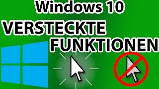 Windows 10 vier VERSTECKTE FUNKTIONEN  Windows 10 Tipps und Tricks Deutsch [upl. by Ecarret]