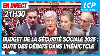 Budget de la Sécurité sociale 2025  suite de lexamen en séance à lAssemblée [upl. by Nasar]