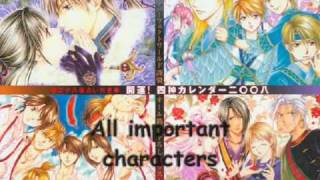 Fushigi Yuugi All characters with theme songs [upl. by Amie]