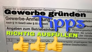 Gewerbe  Kleingewerbe anmelden  Endlich selbständig Aber ACHTUNG [upl. by Nysa412]