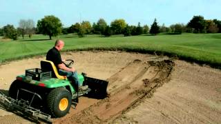 Nordic Plow Core Solution on a JD1200a in a bunker [upl. by Lrad]