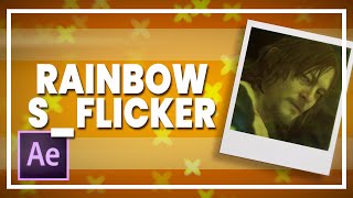 Rainbow SFlicker Effect  After Effects Tutorial [upl. by Kamila389]