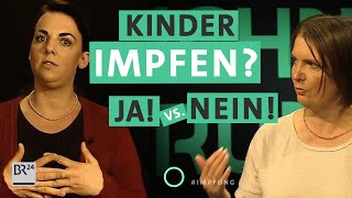 Kinder amp Jugendliche gegen Corona impfen Ja oder nein  Was ist sinnvoll  BR24  Münchner Runde [upl. by Adar]