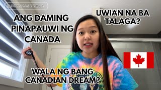 ANG DAMING PINAPAUWI NG CANADA  EDMONTON ALBERTA  PINOY IN CANADA [upl. by Lirva]