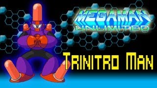 Mega Man Unlimited Walkthrough Trinitro Man [upl. by Lladnew]