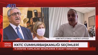 KKTC Cumhurbaşkanlığı seçim çalışmalarında neler yaşanıyorGazeteci Cenk Mutluyakalı değerlendiriyor [upl. by Leahcimauhsoj]