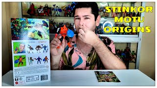 STINKOR MOTU ORIGINS REVIEW WAVE 6  MASTERS OF THE UNIVERSE [upl. by Palumbo973]