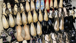 Designer Shoe Collection amp Try On 2023  Louboutin Choo Manolo René Caovilla and More [upl. by Anayia]