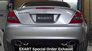 MercedesBenz SLK350R171 EXART Special Order Exhaust [upl. by Mareah]