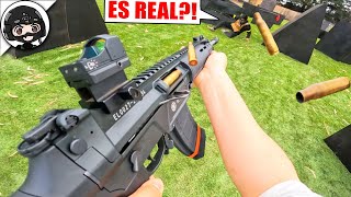 Usé RIFLE REAL en AIRSOFT❓❗️ ME BANEAN❗️ 😱 ▬ Yio Airsoft Gameplay ▬ T191 EampL [upl. by Leanna]