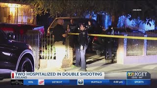 2 hospitalized after alleged double shooting in Delano [upl. by Robinetta205]