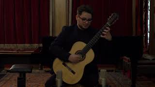 Samuel Duciuc plays Alexandre Tansman Hommage a Chopin Leo Brouwer at Sinaia Guitar Festival 2024 [upl. by Ydnirb]