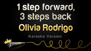 Olivia Rodrigo  1 step forward 3 steps back Clean  Lyrics [upl. by Sonnie168]