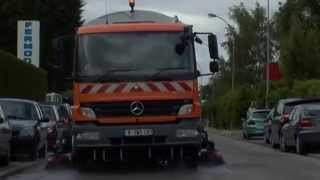 Balayeuse Eurovoirie Cityfant 6000 BucherSchörling  Road Sweeper Balai de Rue Street Sweeper [upl. by Bakerman]