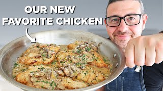 My Family is OBSESSED with this Chicken Scallopini Recipe [upl. by Klara]