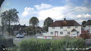 20 September 2024 time lapse storm knaphill Surrey UK [upl. by Lomasi]