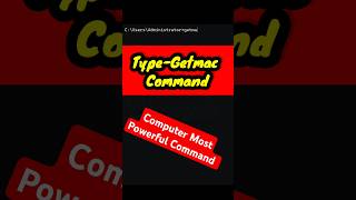 Shortcut command tricks to check mac address in windows PC llshortfeed shorts [upl. by Anertak110]