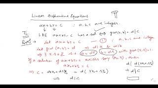 Linear Diophantine Equations [upl. by Erfert]