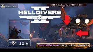 Helldivers 2 super helldive difficulty automaton extract nonhd2 music [upl. by Tnayrb]