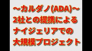 カルダノADAをベースにTingo社とCornucopias社がナイジェリアで展開する大規模なアグリフィンテック事業とは？！ [upl. by Deery]