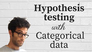 Categorical Data I Proportions testing  Z test  Chi Squared test [upl. by Pironi]