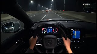 2021 Volvo XC40 B4 AWD Inscription POV night drive [upl. by Thia26]