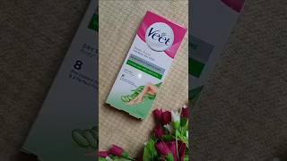 How to use veet wax stripshorts viralvideo youtube [upl. by Htaek]