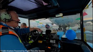 Last Pushback of ATD Instructor Piet Hein Versteeg  KLM Sleepdienst [upl. by Sarkaria239]