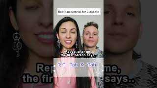 Beatbox tutorial for 2 people👭🏻 beatboxtutorial qualitytime howtobeatbox [upl. by Cantu953]