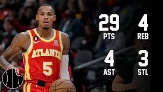 Dejounte Murray Highlights  Hawks vs Pacers  12th Jan 2024 [upl. by Orion]