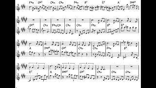 Les amants Pieranunzi Mirabassi transcription [upl. by Riesman845]