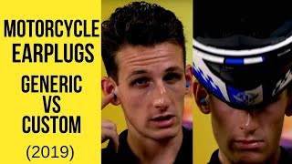 Motorcycle Ear Plugs The Truth  Generic Vs Custom Must See Part 1 [upl. by Ycats]