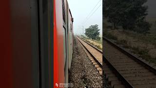 12446 uttar sampark kranti express indianrailways railwayfanexpress train icfexpress railway [upl. by Halda]