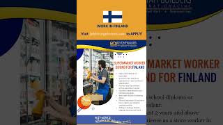 SUPERMARKET WORKERS FOR FINLAND [upl. by Ellehs]