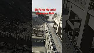 Shifting Clinker Through Conveyor Belt cementmill cementmanufacturing conveyorbelt [upl. by Ahras]