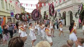 Kamenzer Forstfest Umzug 24817 Kirchstraße [upl. by Aneeram795]