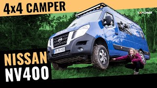 Probefahrt mit dem großen Unbekannten – Nissan NV400 4x4 Camper 2019 [upl. by Nahrut]