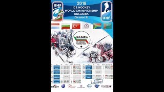 2019 IIHF ICE HOCKEY WORLD CHAMPIONSHIP Division III Luxembourg  South Africa [upl. by Ginsburg]