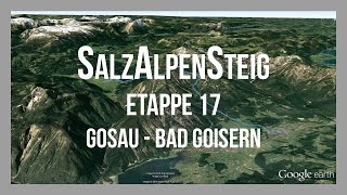 SalzAlpenSteig  Etappe 17 Gosau – Bad Goisern  Wandern Bayern Salzburg Oberösterreich  GPSTrack [upl. by Yttig]