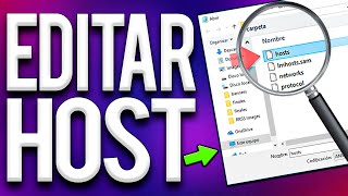 Como Modificar El Archivo HOST En Windows 10 ✅ [upl. by Karole]