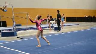 Paloma Spiridonova  Floor  2018 Auburn Elite Qualifier [upl. by Ahsotal]